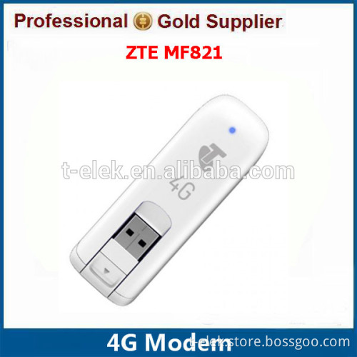 Unlock 100Mbps 4G USB Dongle ZTE MF821 LTE USB Modem